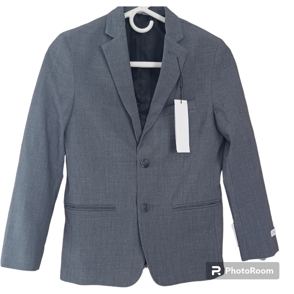 Calvin Klein slim fit gray blazzer size 12